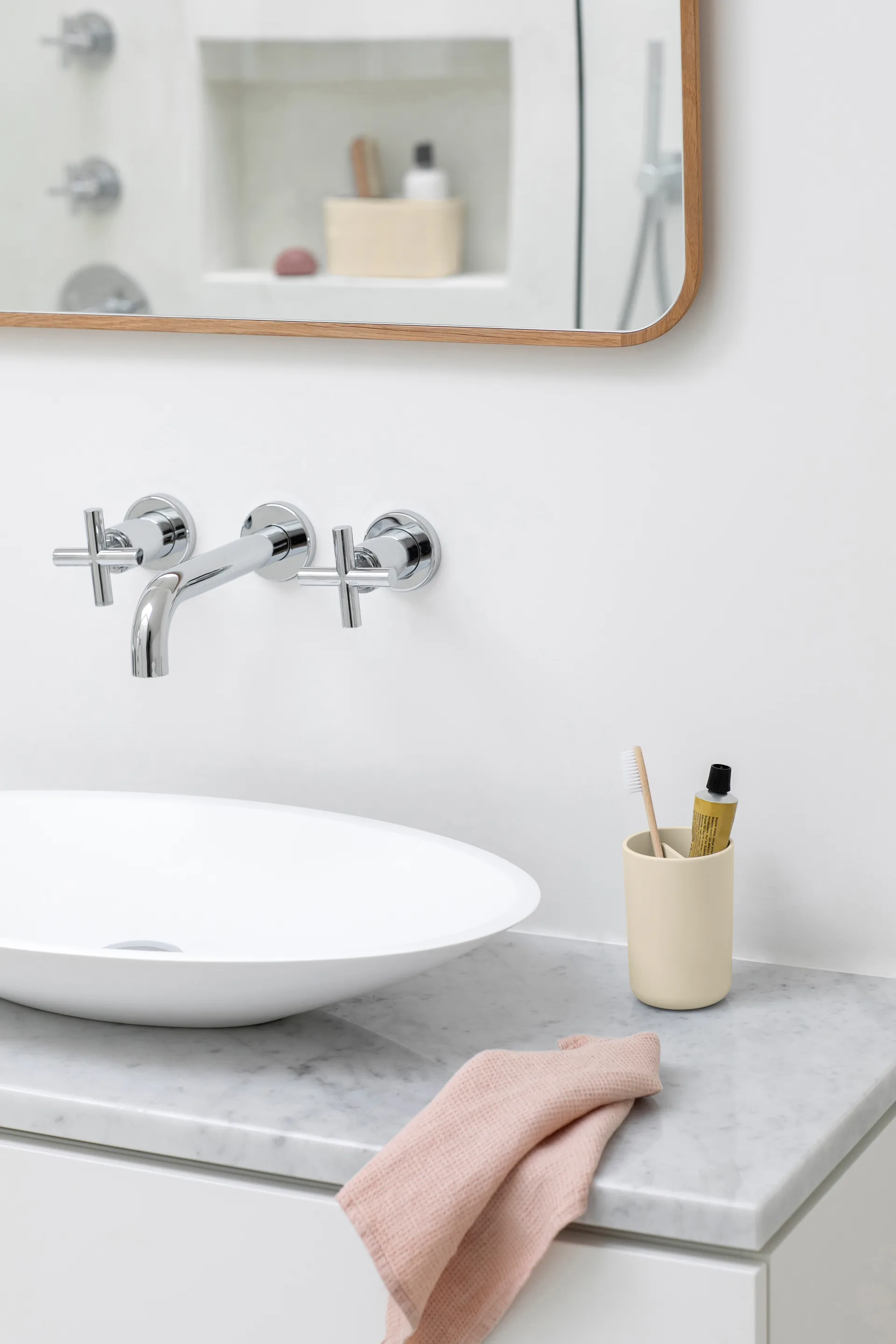 Brabantia ReNew Zahnbürstenhalter, Soft Beige Brabantia