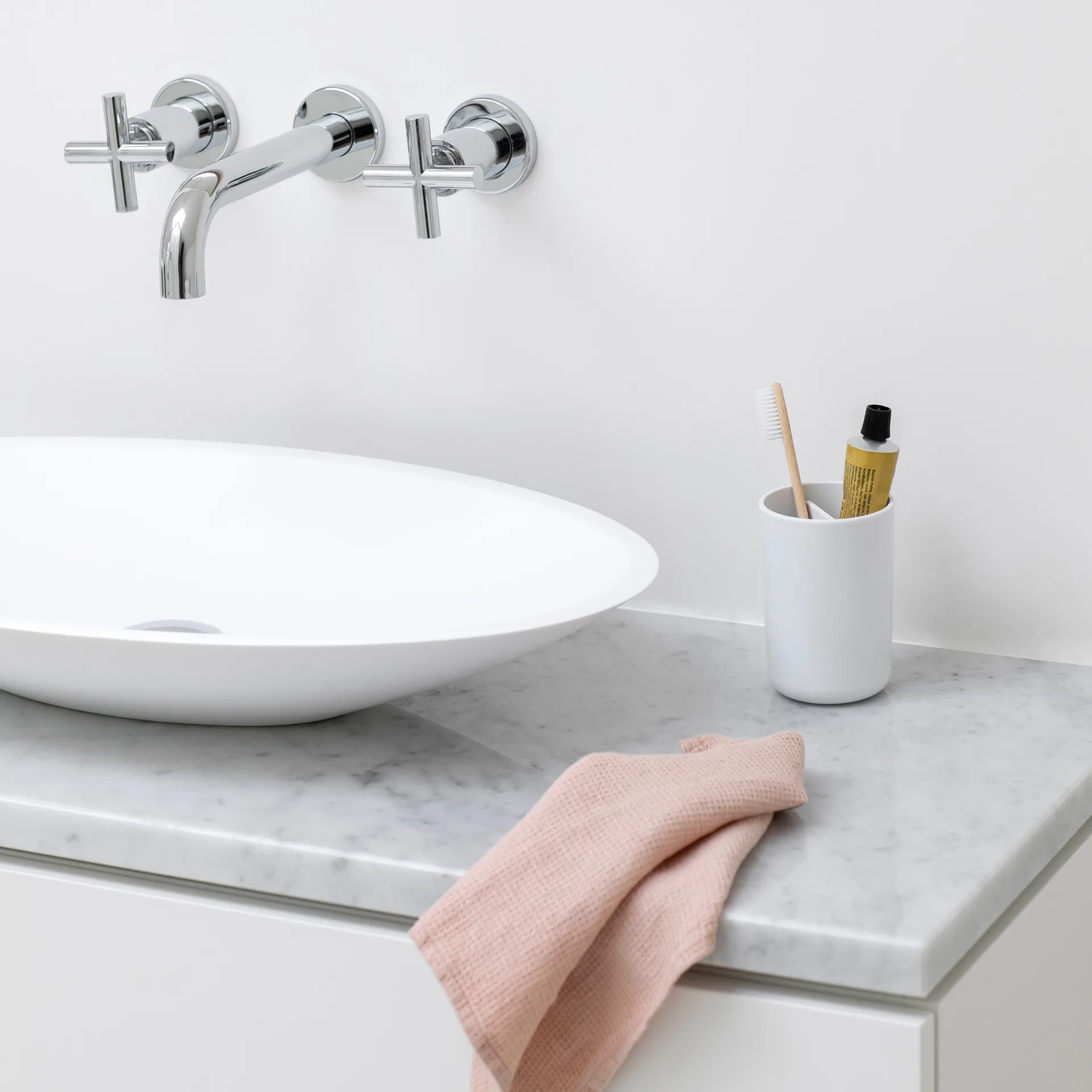 Brabantia ReNew Zahnbürstenhalter, Weiß Brabantia