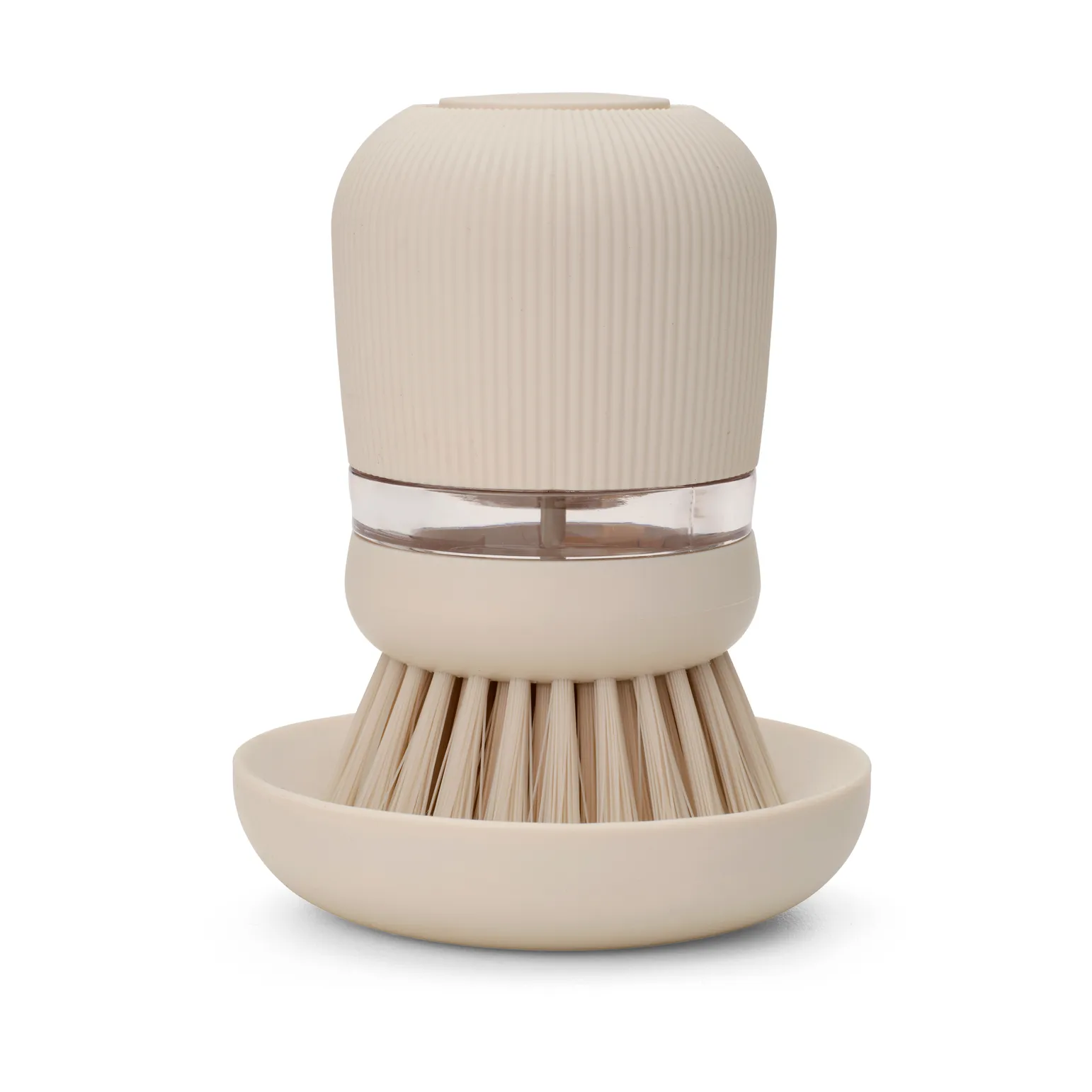 Brabantia Spülmittel-Schale mit Spülbürste, Soft beige Brabantia