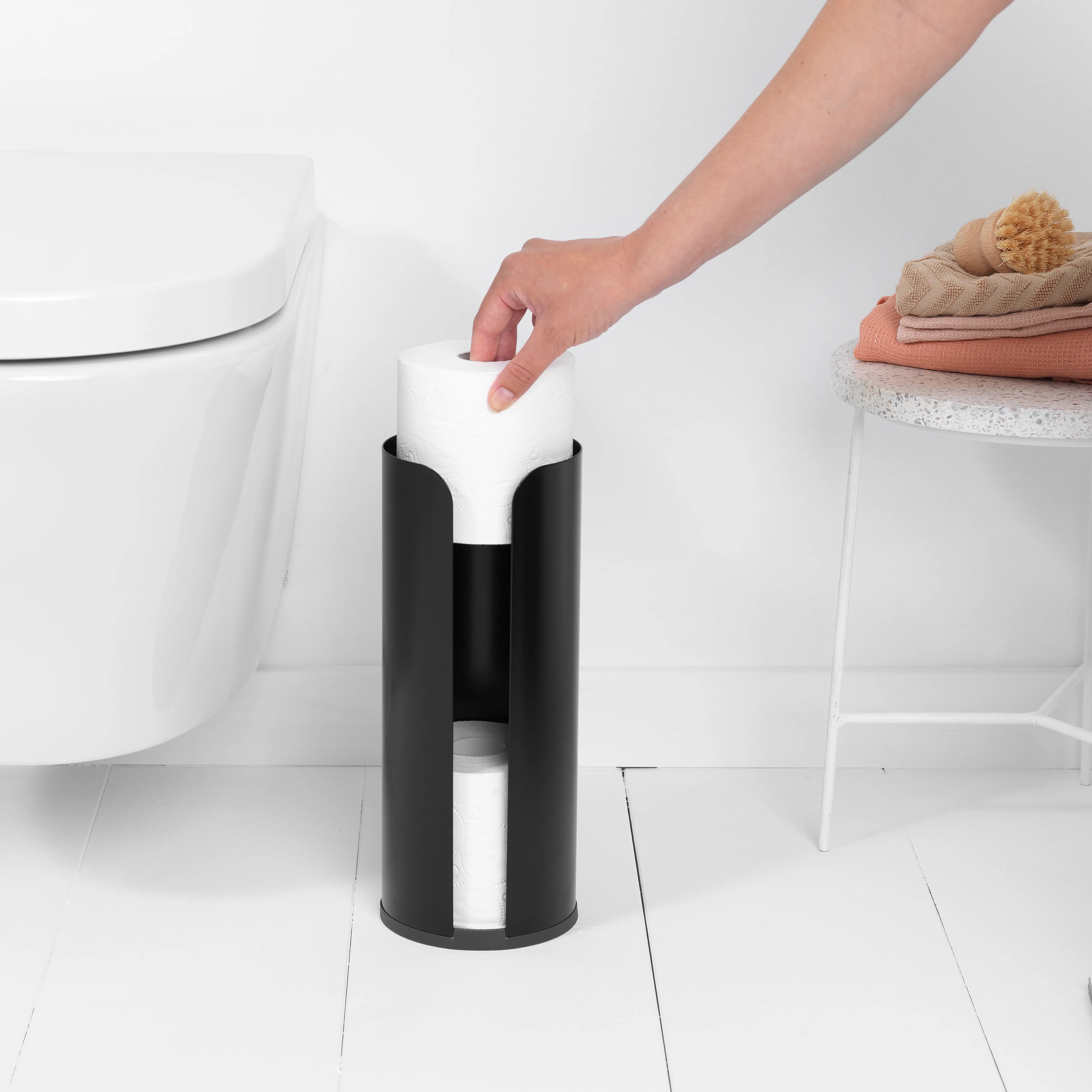 Rindion Toilettenpapierhalter-Set – 4 Stück, Praktisch Und Einfach Zu Montieren