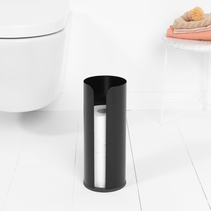 Brabantia Toilettenpapierhalter für 3 Rollen, Matt black Brabantia