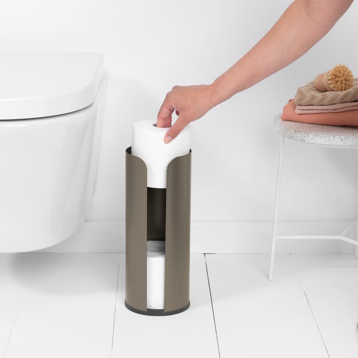 Brabantia Toilettenpapierhalter für 3 Rollen, Platinum Brabantia