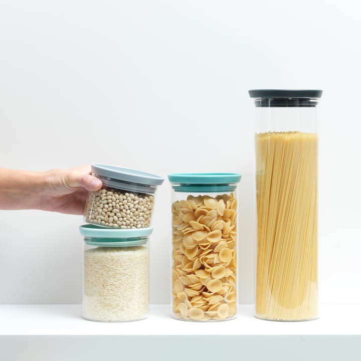 Brabantia Vorratsdose 3er Pack, Grau-blau Brabantia