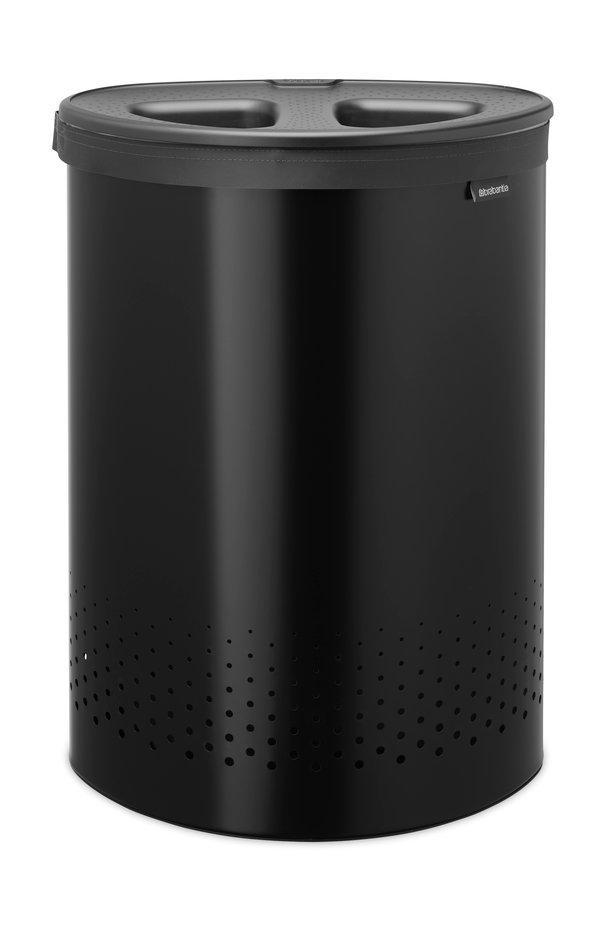 Brabantia Wäschekorb Selector 55 L - Matt Schwarz - Brabantia