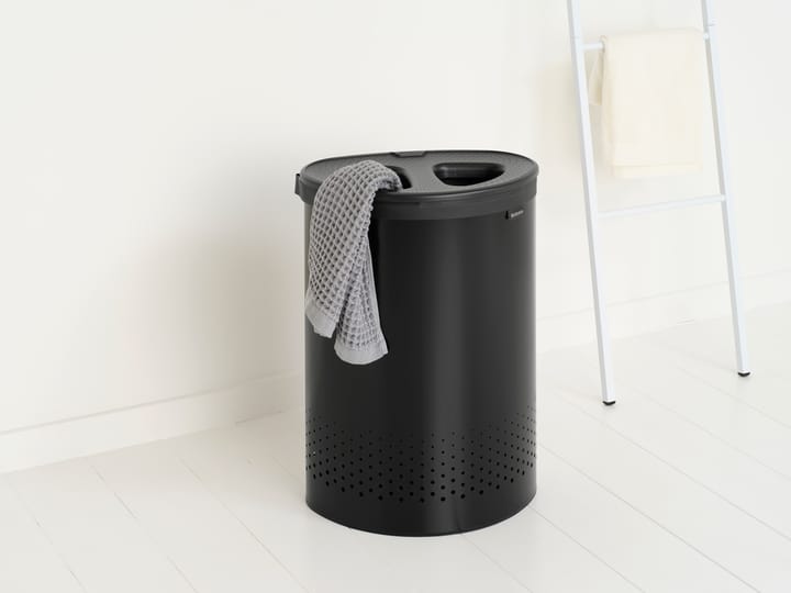 Brabantia Wäschekorb Selector 55 L - Matt Schwarz - Brabantia