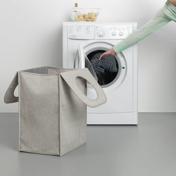 Brabantia Wäschetasche rechteckig 55 Liter - Hellgrau - Brabantia