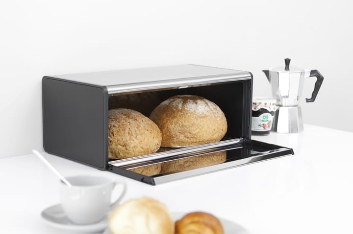 Fall Front Brotkasten, Matter Stahl Brabantia