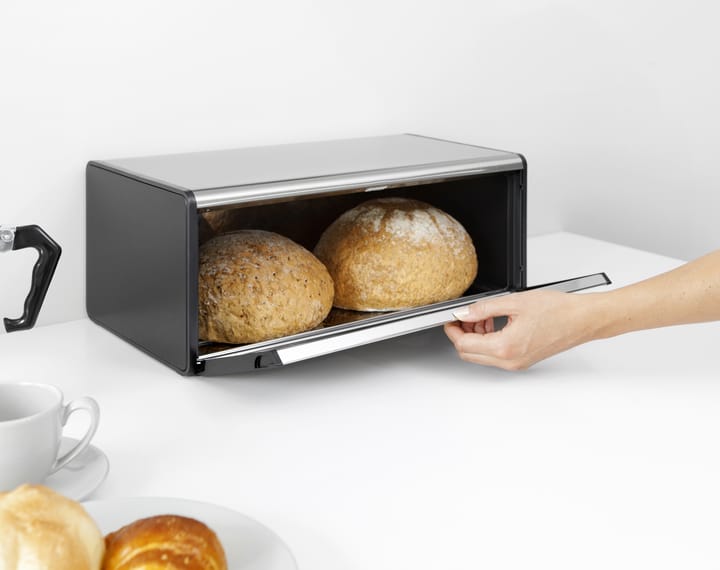 Fall Front Brotkasten, Matter Stahl Brabantia