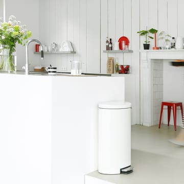 FlatBack+ Treteimer Silent 30 Liter - White (weiß) - Brabantia