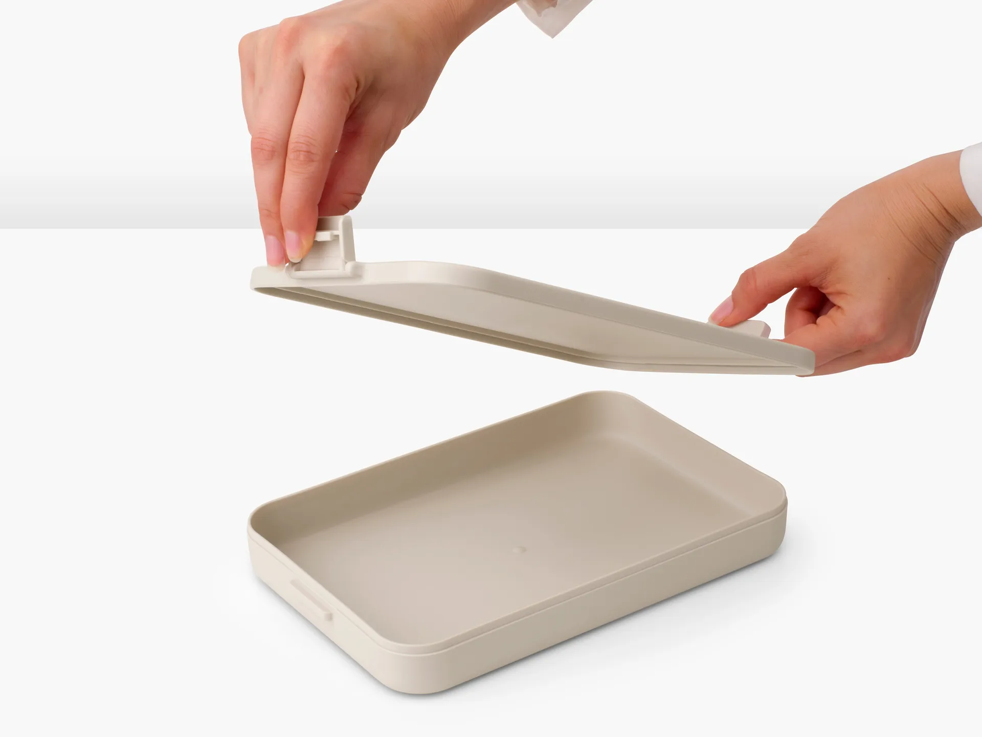 Make & Take Lunchbox flach, 1,1 L, Soft Beige Brabantia