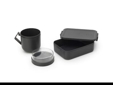 Make & Take Lunchset 2 Teile - Dunkelgrau - Brabantia