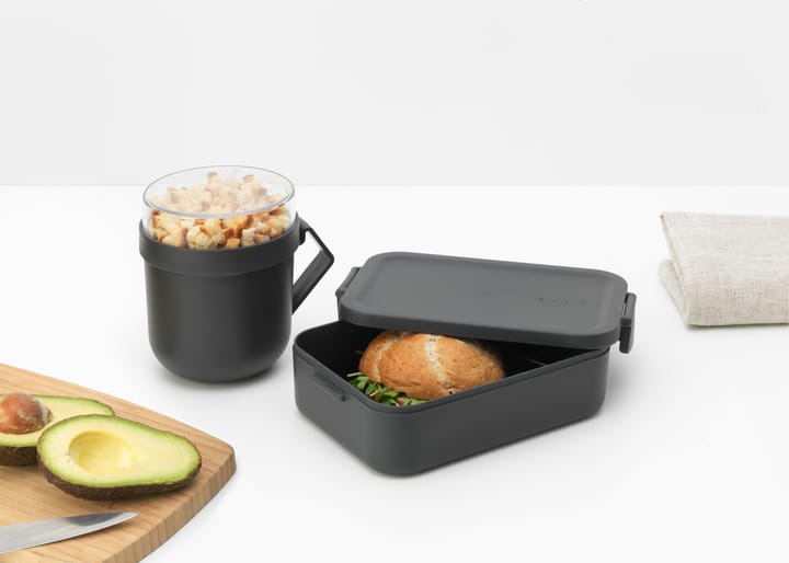 Make & Take Lunchset 2 Teile - Dunkelgrau - Brabantia