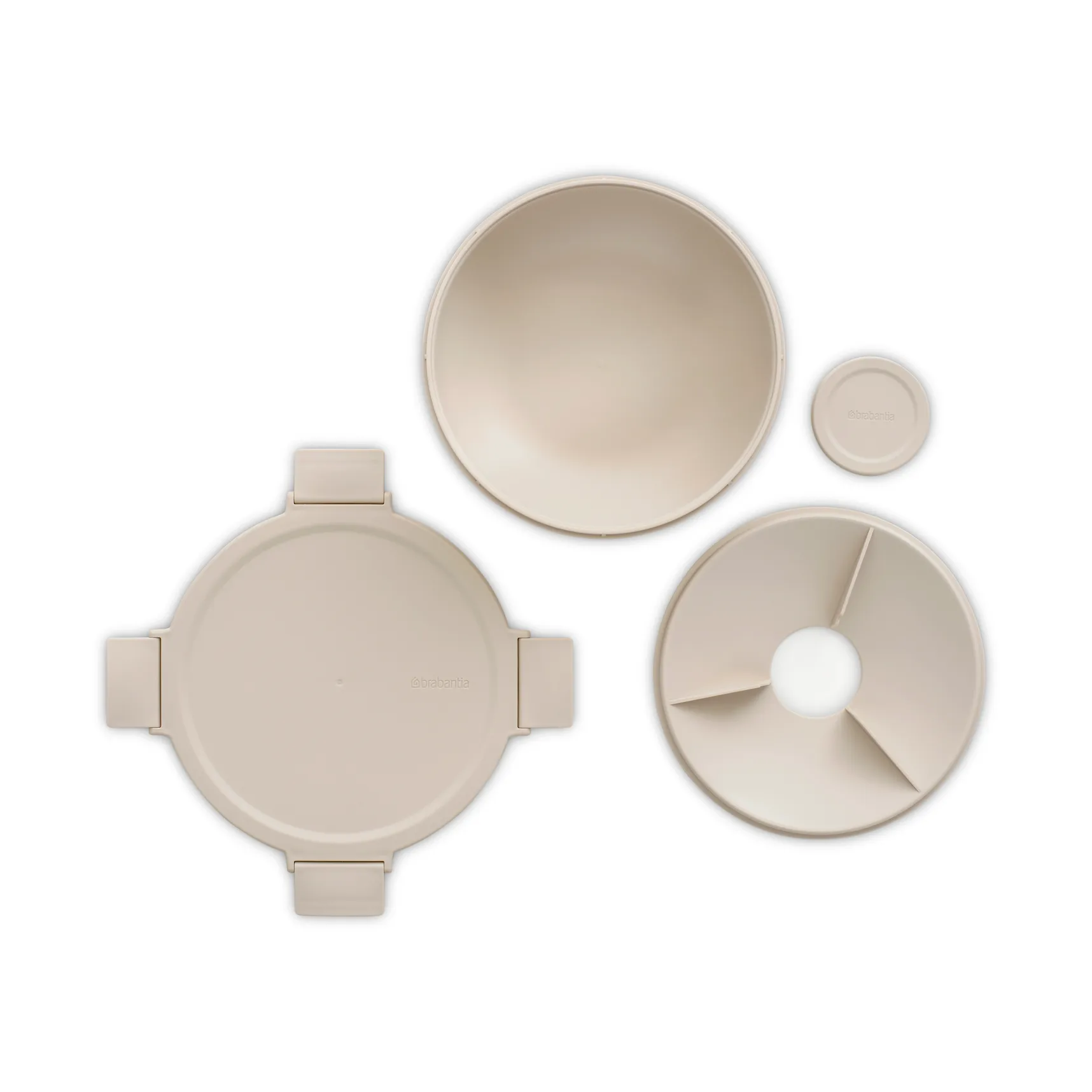 Make & Take Salatschale, 1,3 L, Soft Beige Brabantia