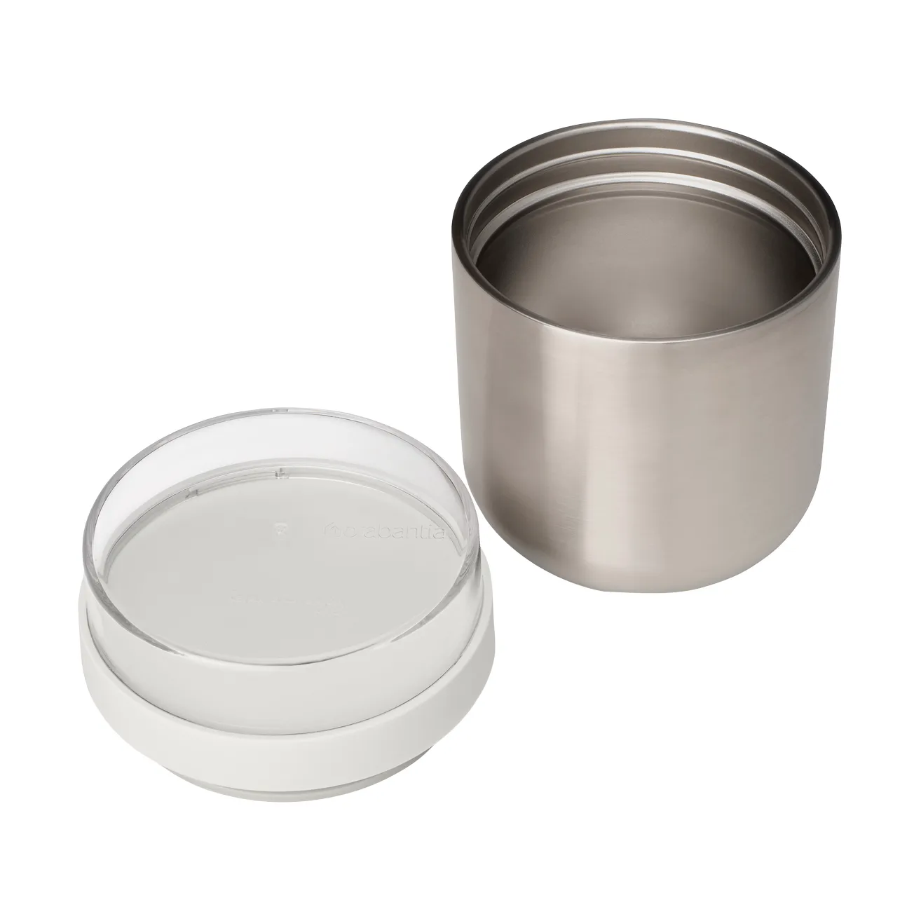 Make & Take Thermosbehälter 0,5 l, Hellgrau Brabantia