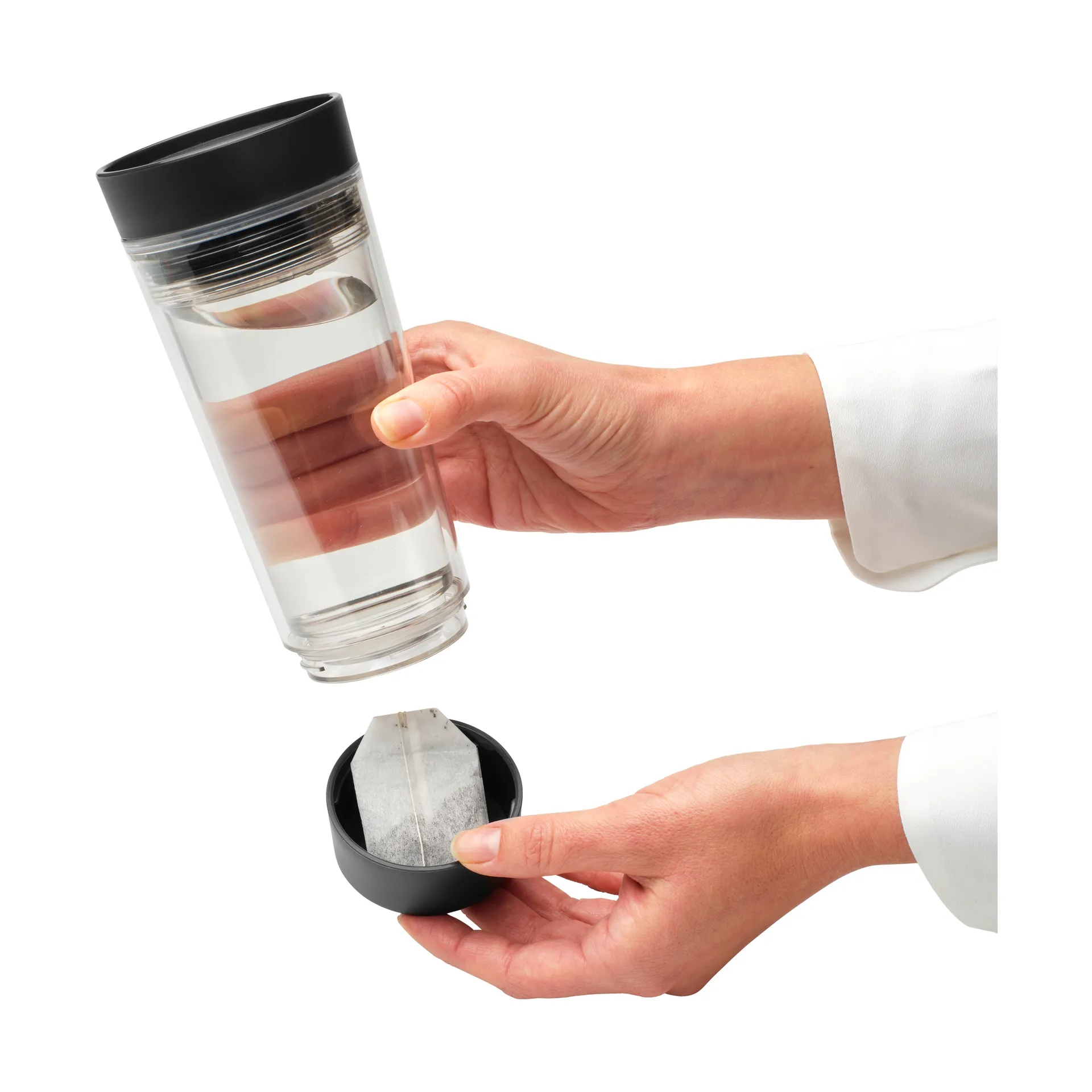 Make & Take Thermostasse für Tee 36 cl, Dunkelgrau Brabantia