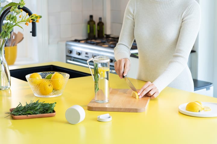 Make & Take Wasserflasche mit Sieb 0,5 L, Hellgrau Brabantia