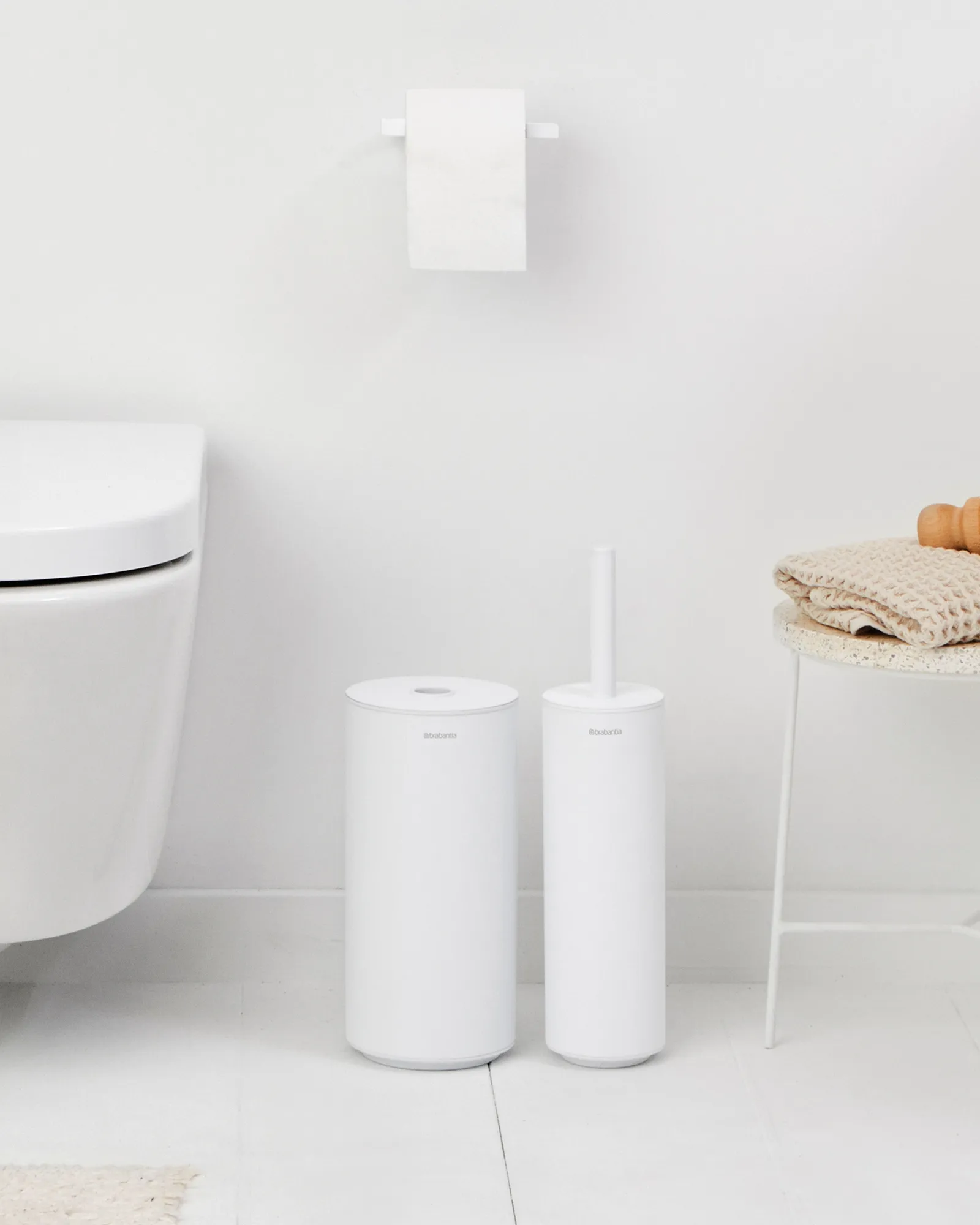Mindset Toiletten-Set, 3-teilig, Mineral Fresh White Brabantia