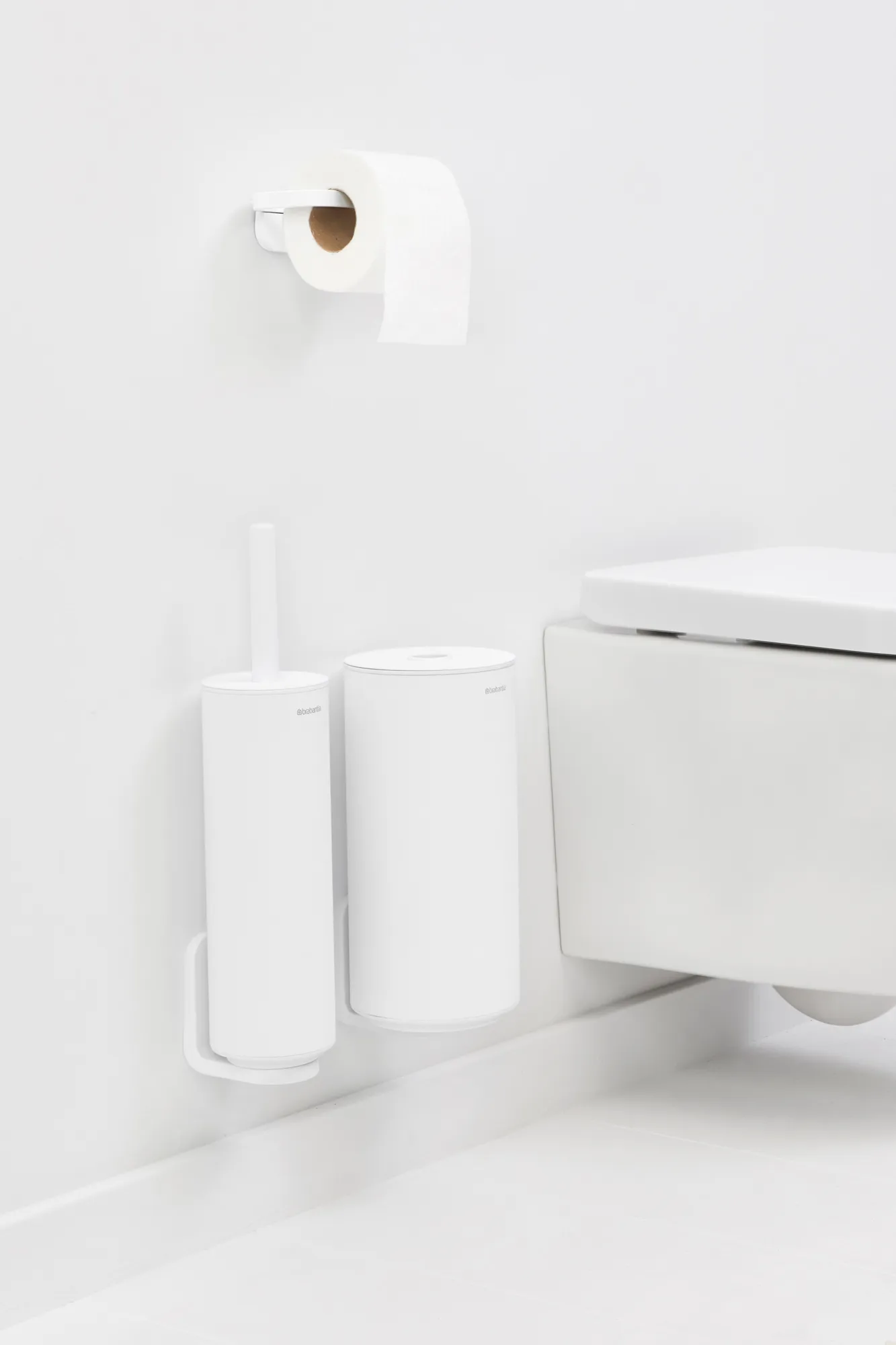 Mindset Toiletten-Set, 3-teilig, Mineral Fresh White Brabantia