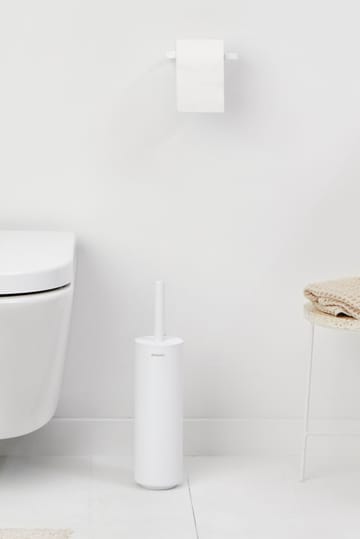 MindSet Toilettenbürste mit Halter - Mineral Fresh White, silicone - Brabantia