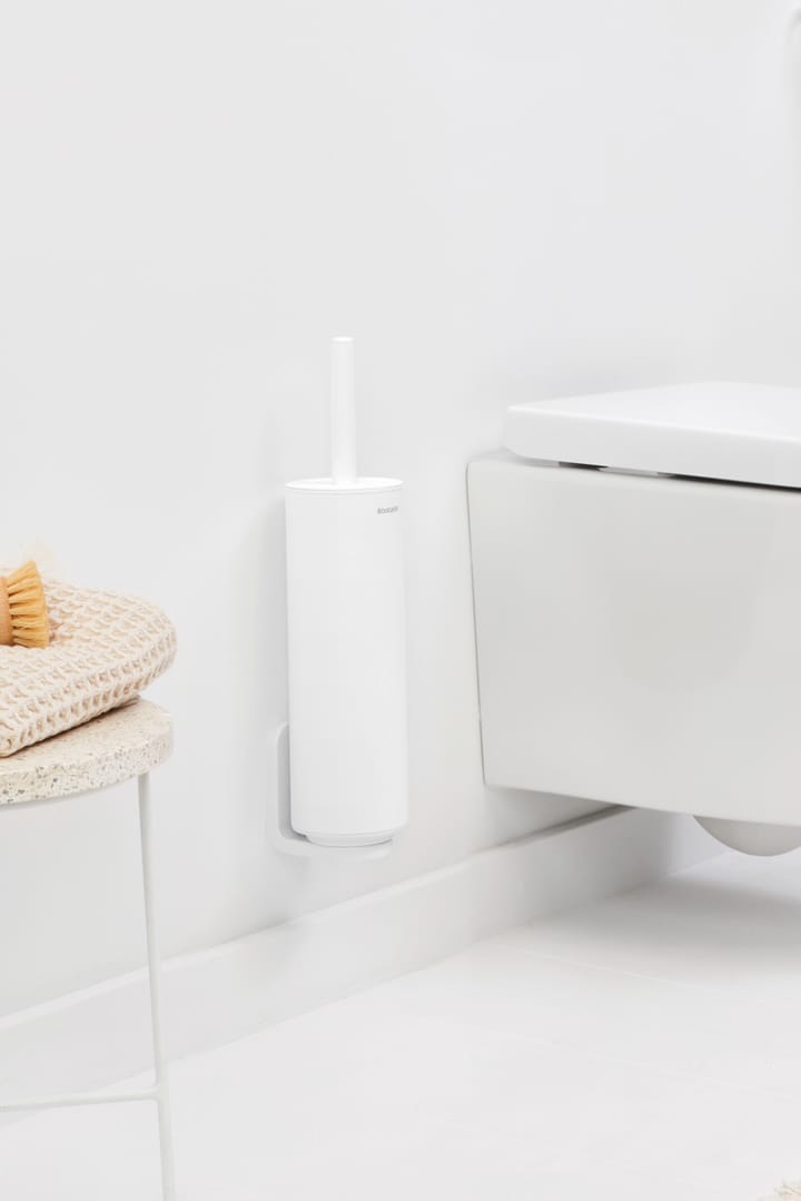 MindSet Toilettenbürste mit Halter, Mineral Fresh White, silicone Brabantia