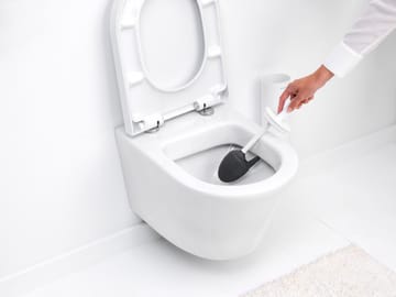 MindSet Toilettenbürste mit Halter - Mineral Fresh White, silicone - Brabantia