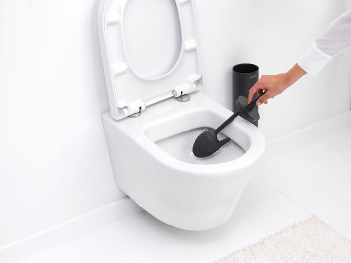 MindSet Toilettenbürste mit Halter, Mineral Infinite Grey, silicone Brabantia
