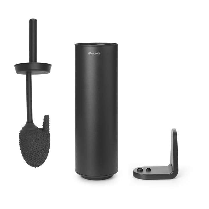 MindSet Toilettenbürste mit Halter, Mineral Infinite Grey, silicone Brabantia