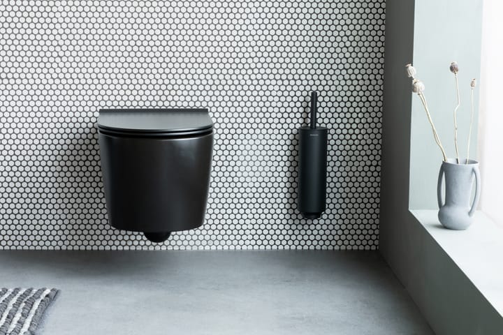 MindSet Toilettenbürste mit Halter, Mineral Infinite Grey, silicone Brabantia