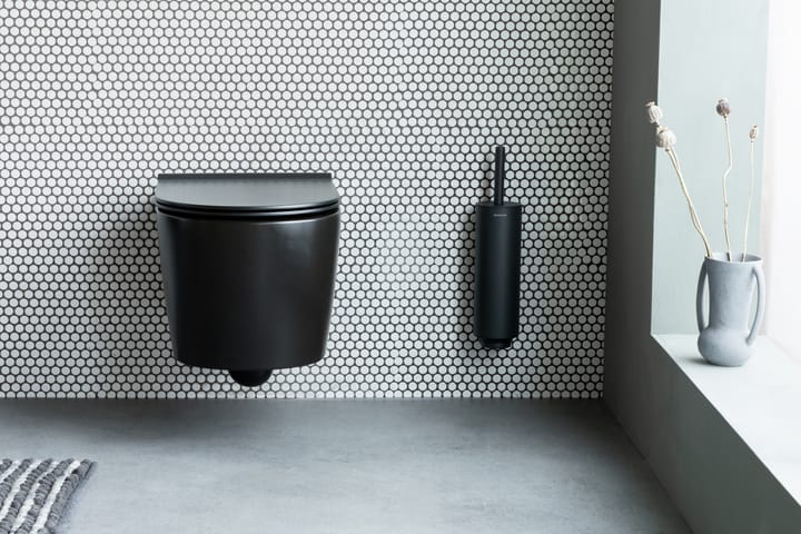 MindSet Toilettenbürste mit Halter - Mineral Infinite Grey, silicone - Brabantia