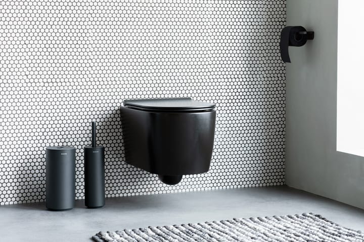 MindSet Toilettenbürste mit Halter, Mineral Infinite Grey, silicone Brabantia