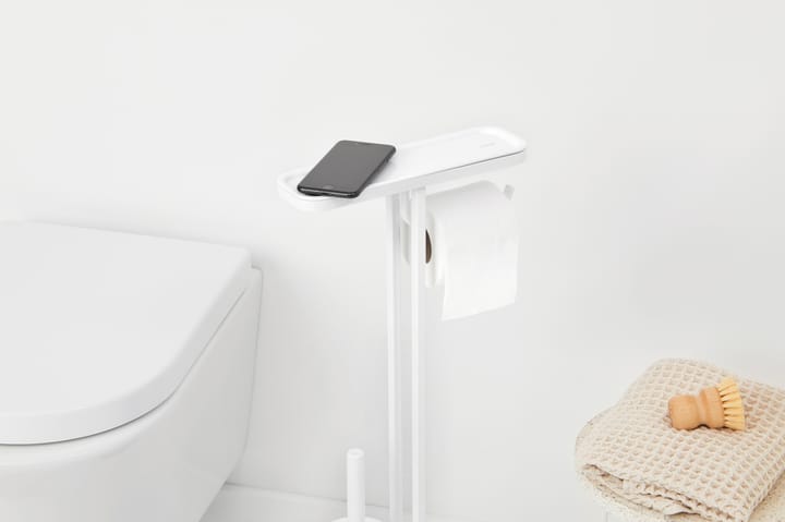MindSet Toilettenbutler, Mineral Fresh White, silicone Brabantia
