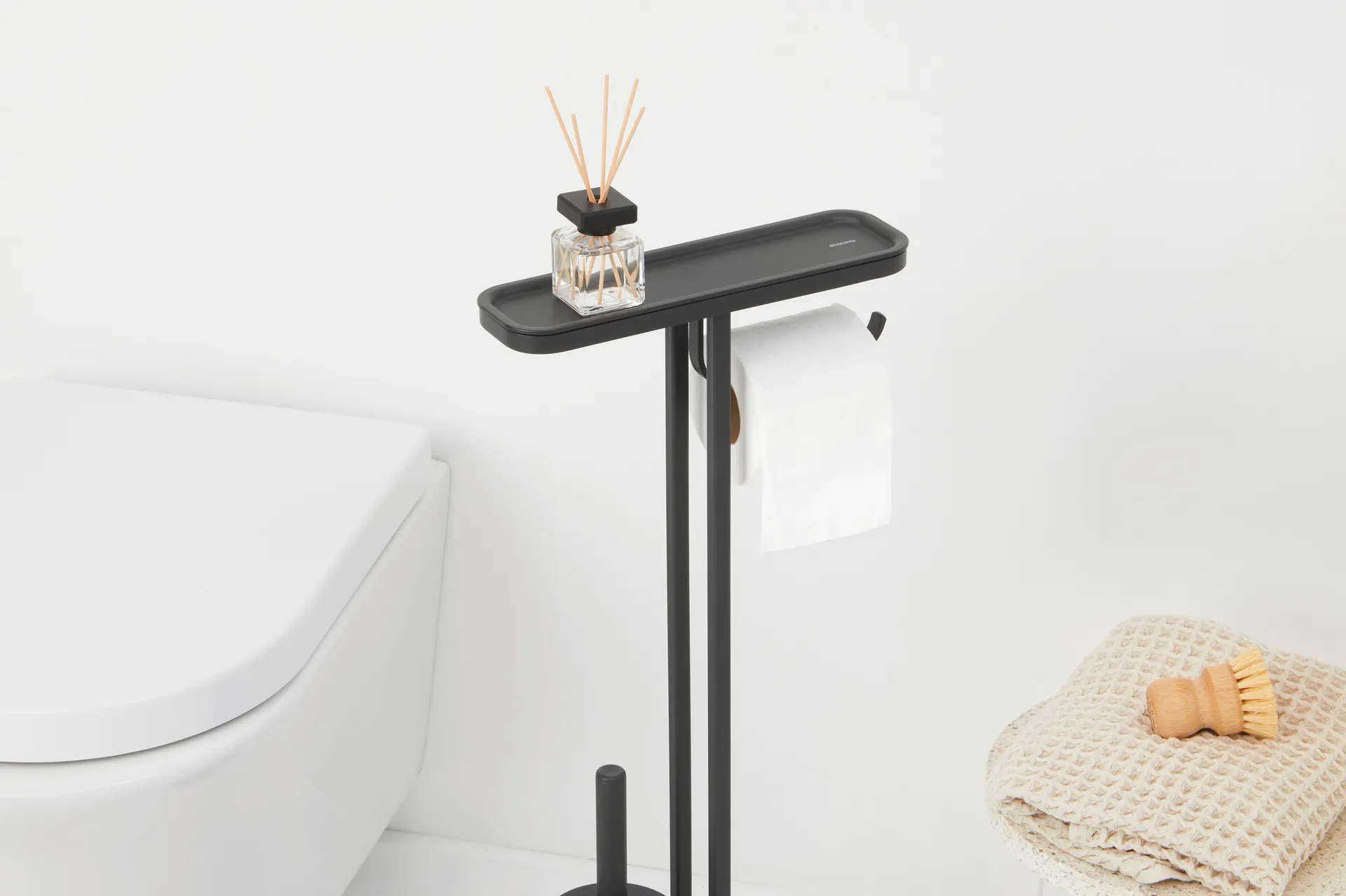 MindSet Toilettenbutler, Mineral Infinite Grey, silicone Brabantia