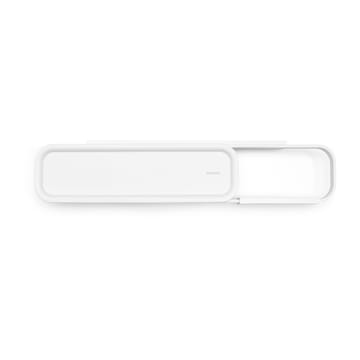 MindSet Toilettenpapierhalter mit Ablage - Mineral Fresh White - Brabantia