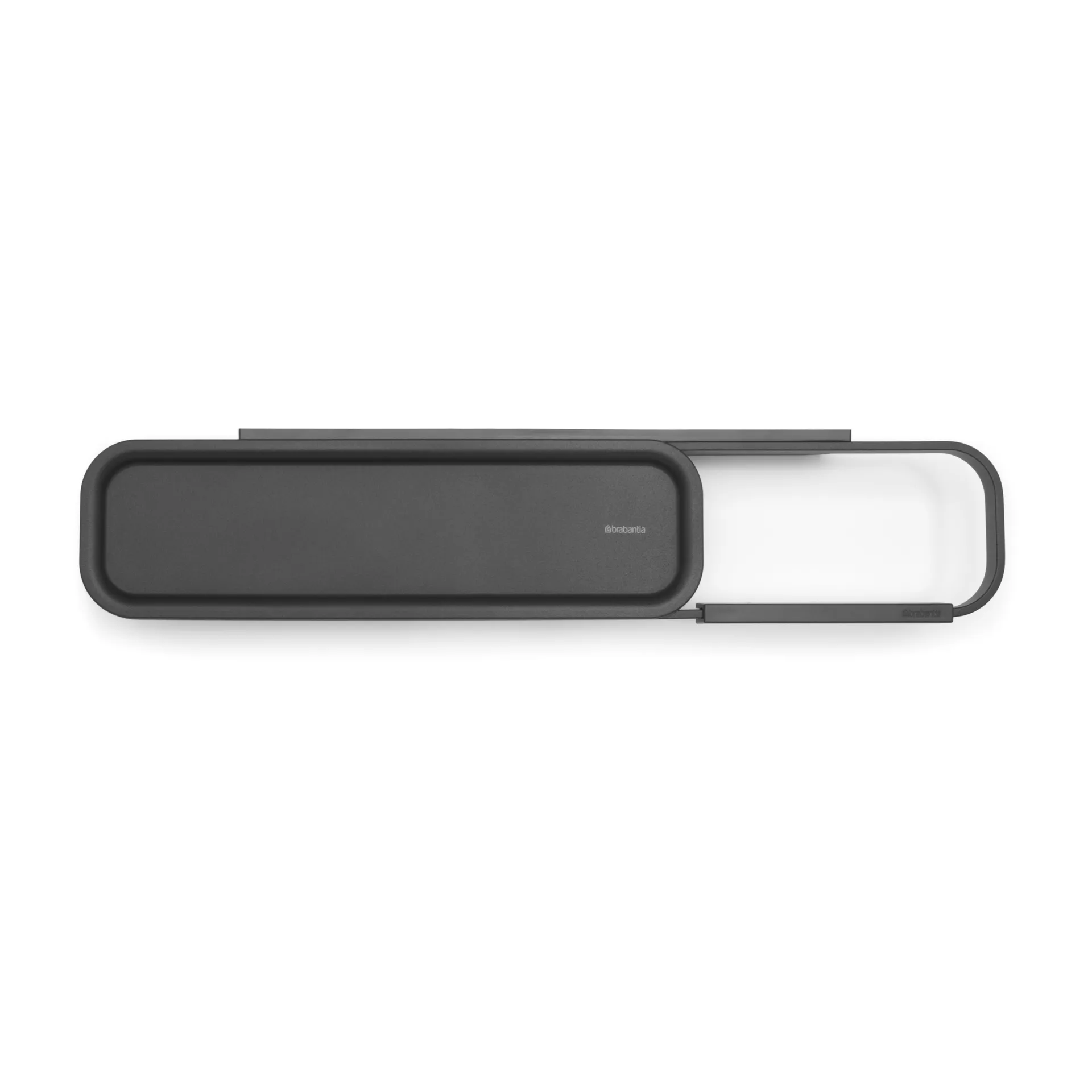 MindSet Toilettenpapierhalter mit Ablage, Mineral Infinite Grey Brabantia