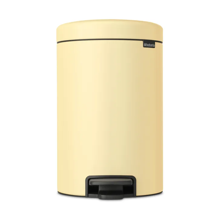 Brabantia New Icon Treteimer 12 Liter Mellow Yellow