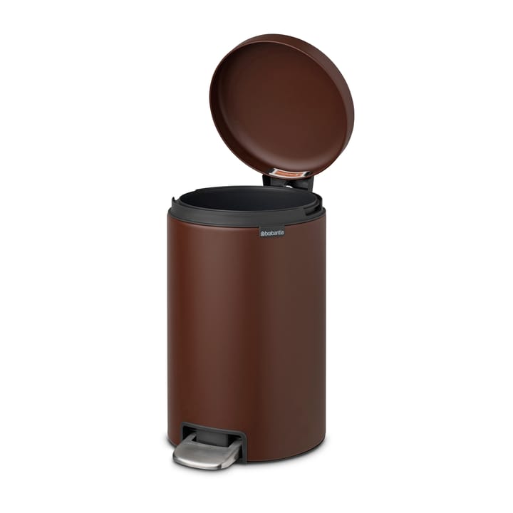 New Icon Treteimer 12 Liter, Mineral cosy brown Brabantia