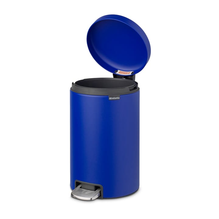 New Icon Treteimer 12 Liter, Mineral powerful blue Brabantia