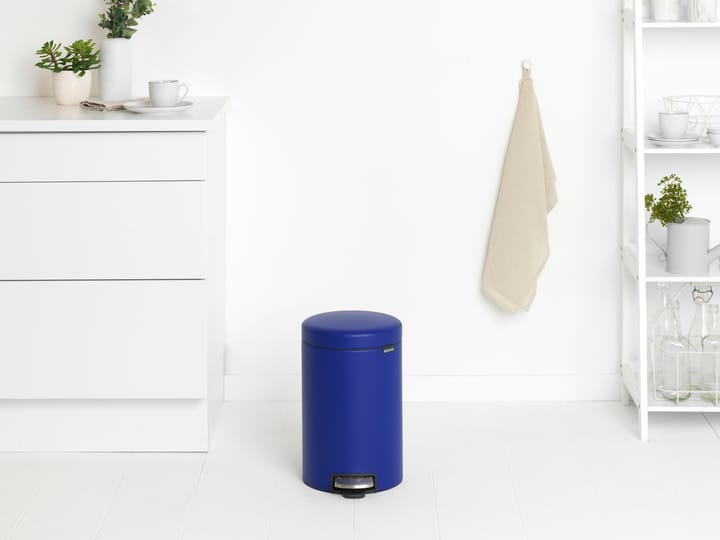 New Icon Treteimer 12 Liter, Mineral powerful blue Brabantia