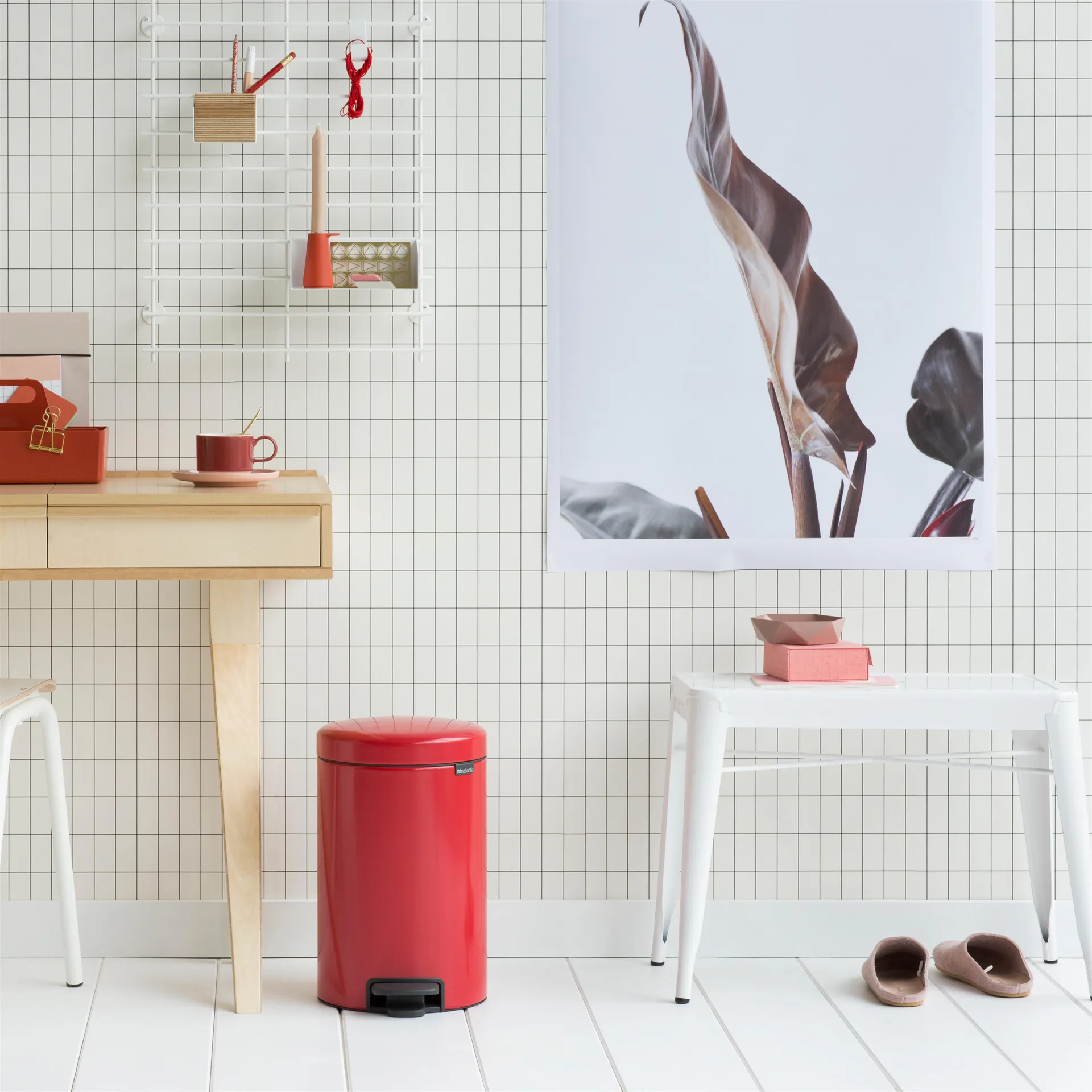 New Icon Treteimer 12 Liter, Passion red (rot) Brabantia