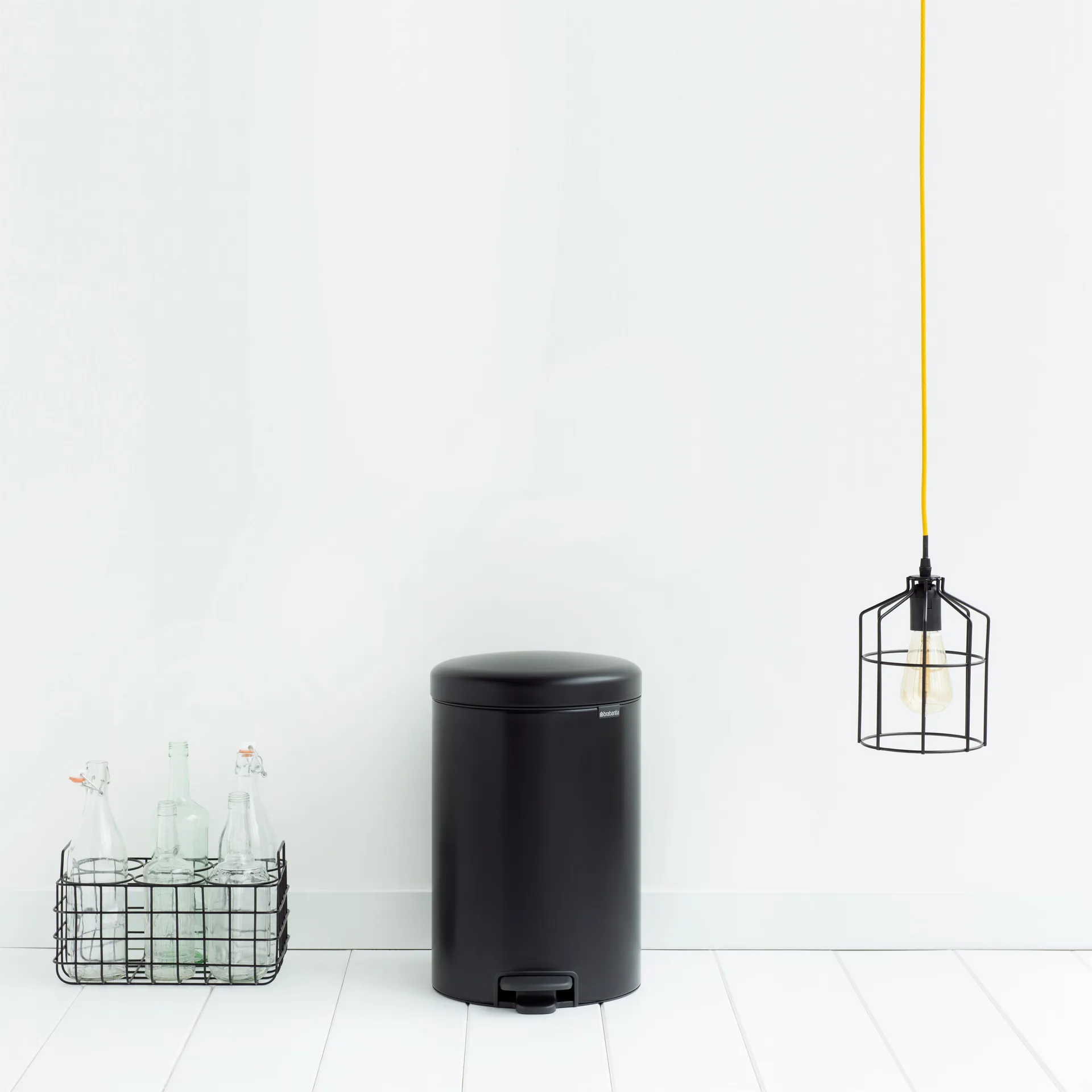 New Icon Treteimer 20 Liter, Matt black (schwarz) Brabantia