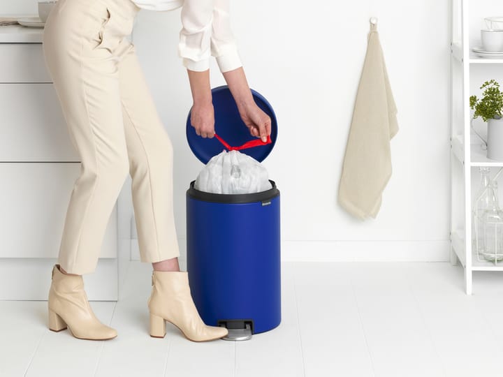 New Icon Treteimer 20 Liter, Mineral powerful blue Brabantia