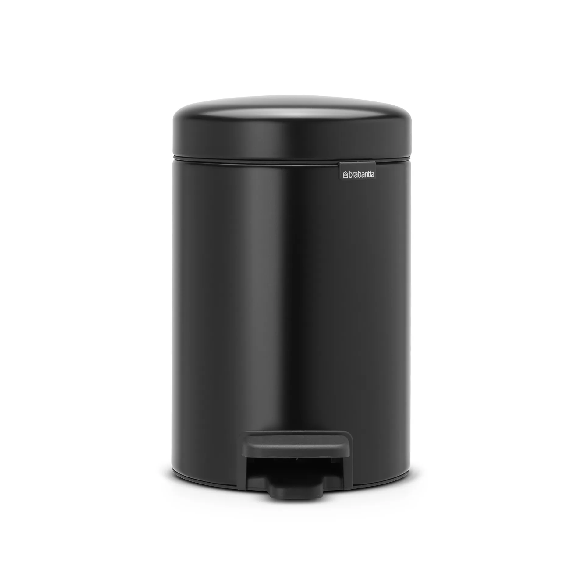 New Icon Treteimer 3 Liter, Matt black (schwarz) Brabantia
