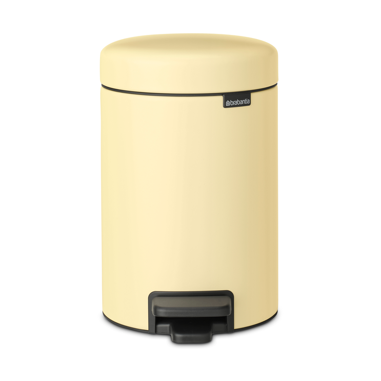 Brabantia New Icon Treteimer 3 Liter Mellow Yellow
