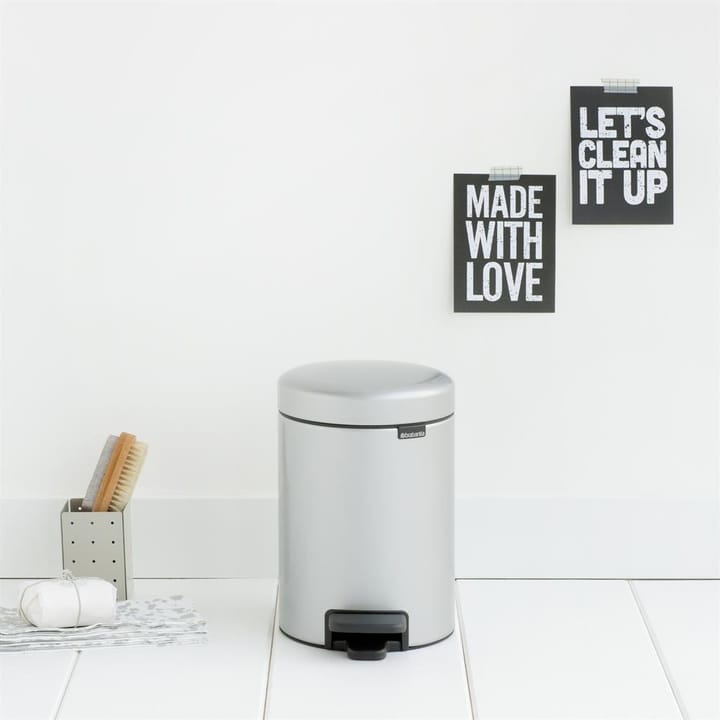 New Icon Treteimer 3 Liter, Metallic grey (grau) Brabantia