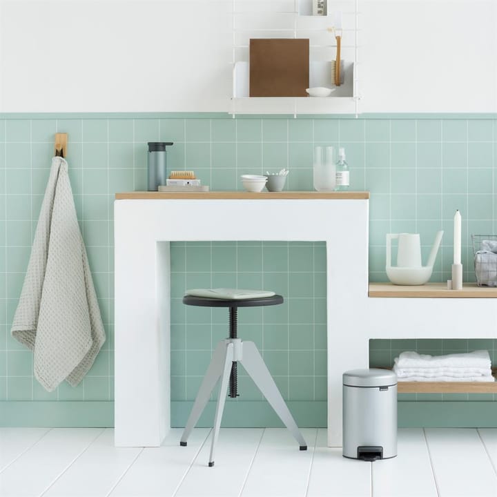 New Icon Treteimer 3 Liter, Metallic grey (grau) Brabantia
