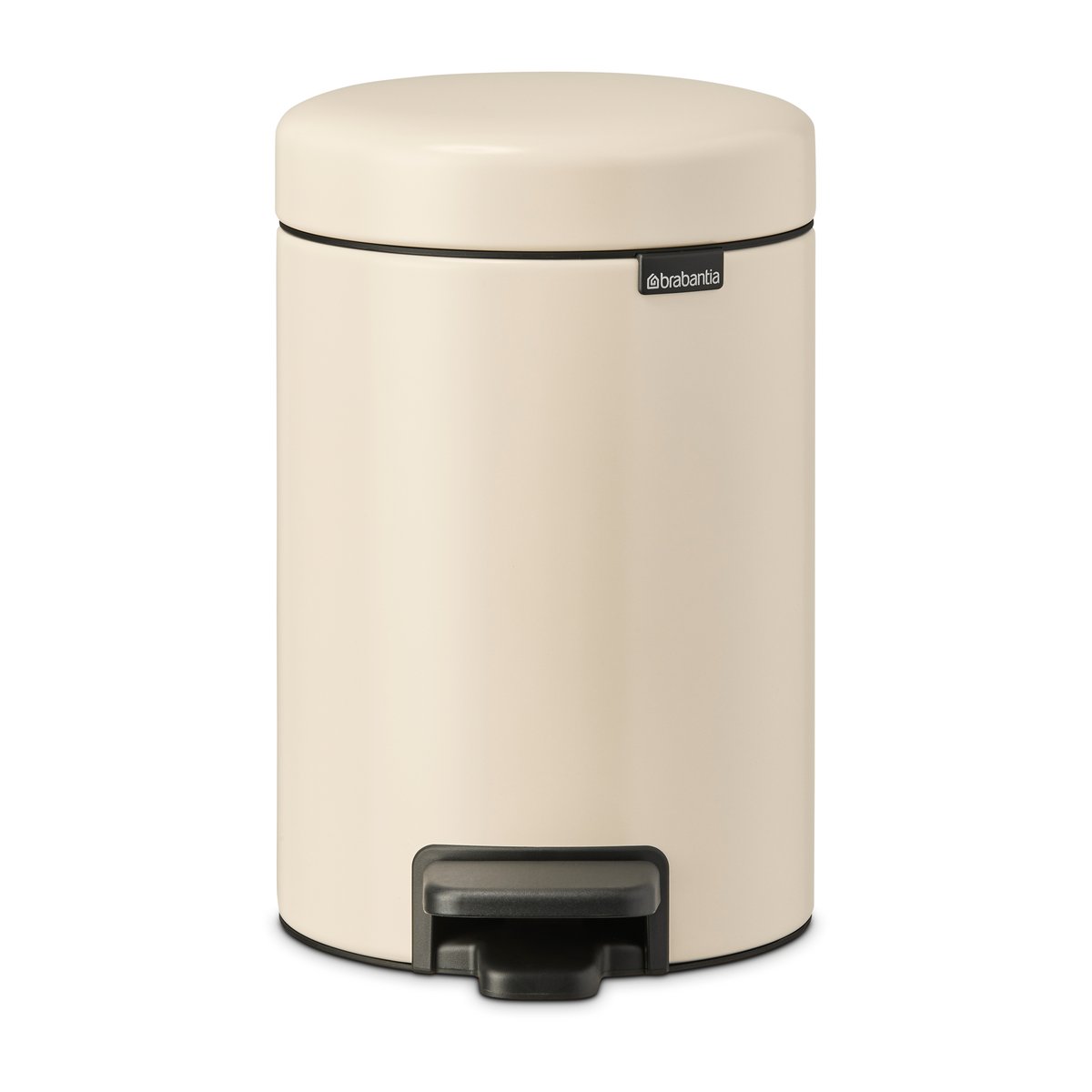 Brabantia New Icon Treteimer 3 Liter Soft beige | Skandinavisches Design | Treteimer | Beige