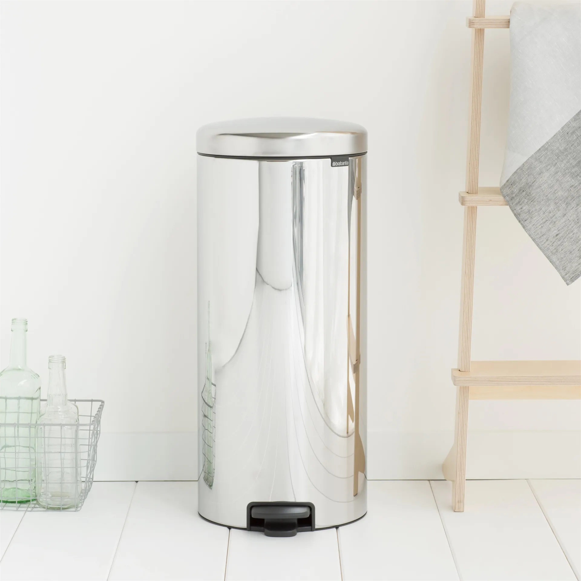 New Icon Treteimer 30 liter, Matt steel Brabantia