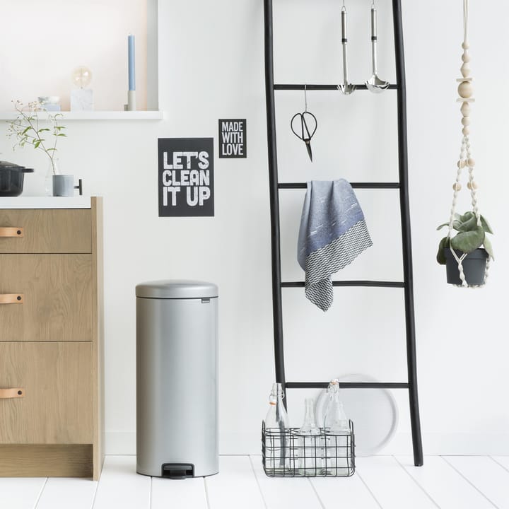 New Icon Treteimer 30 liter, Metallic grey (grau) Brabantia