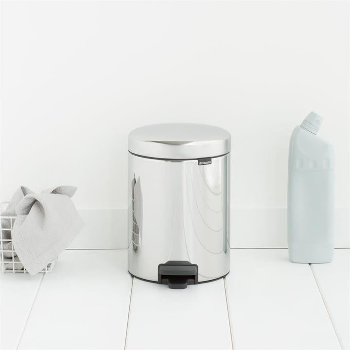 New Icon Treteimer 5 Liter - Brilliant steel - Brabantia