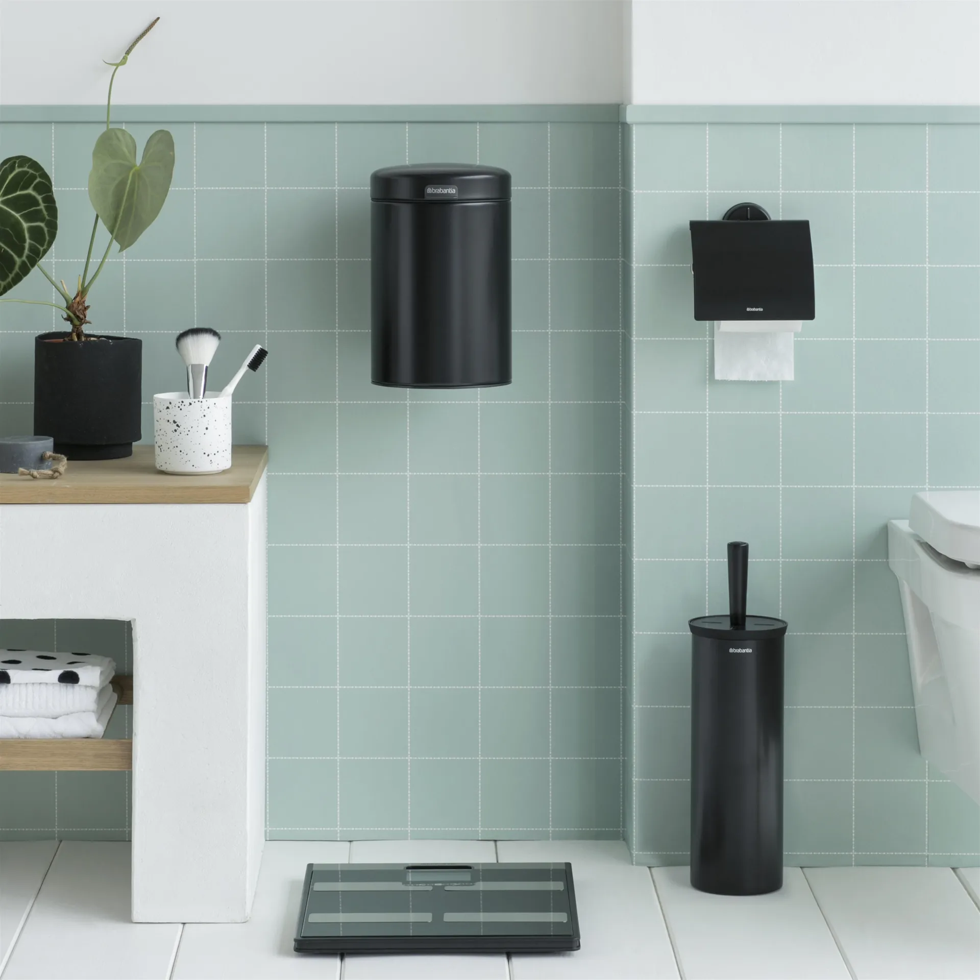 New Icon Wandeimer 3 Liter, Matt schwarz Brabantia